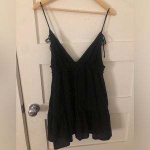 Black flowy Princess Polly dress